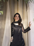 Black Sharara Set